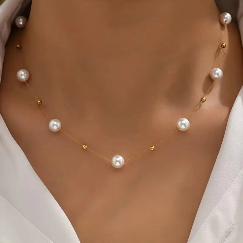 Imitation Pearl Necklace