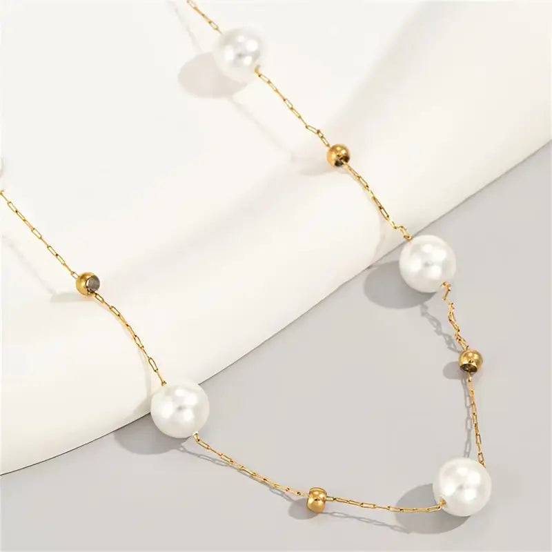 Imitation Pearl Necklace