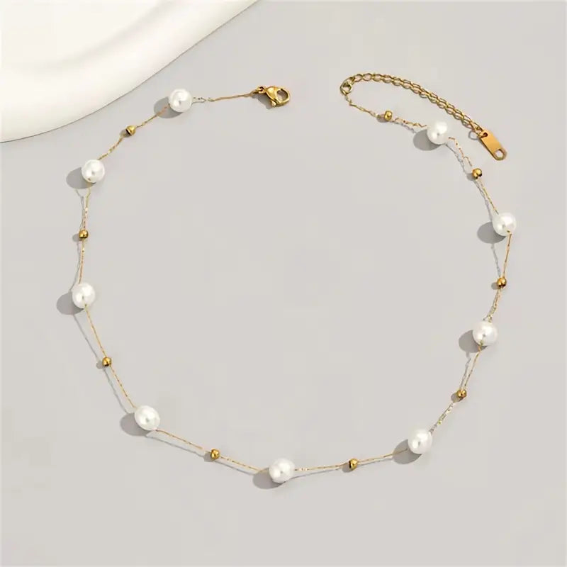 Imitation Pearl Necklace