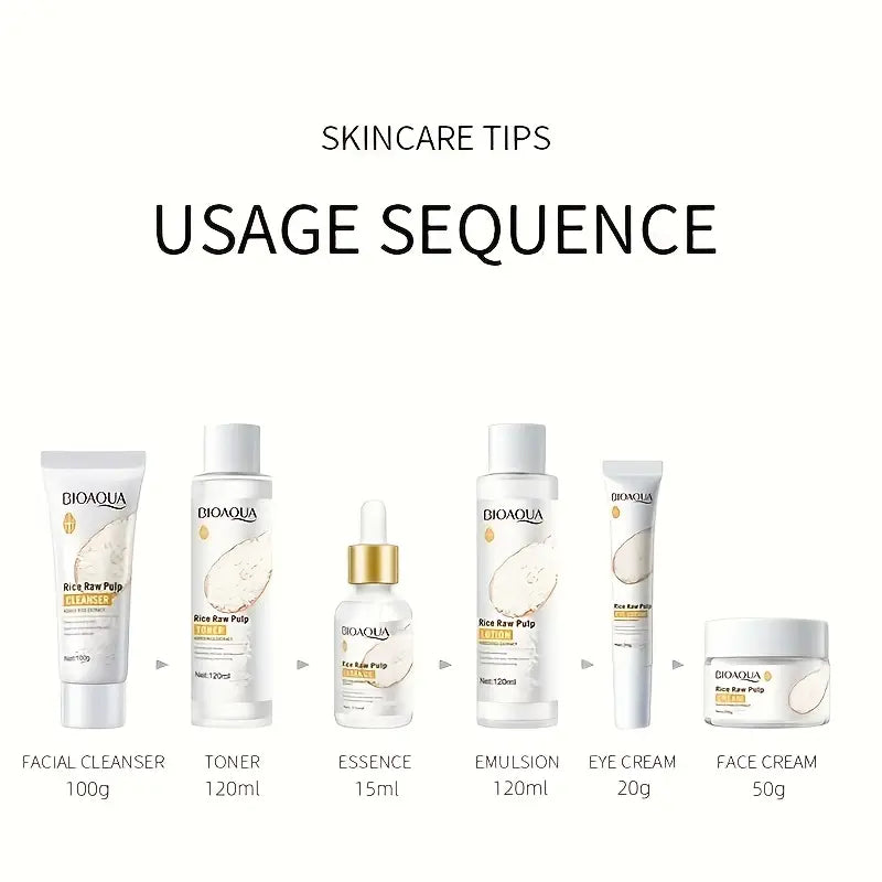 A Six-Piece Skincare Set